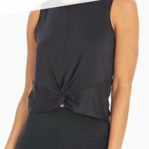 Zobha Aurora twist front cropped tank size medium